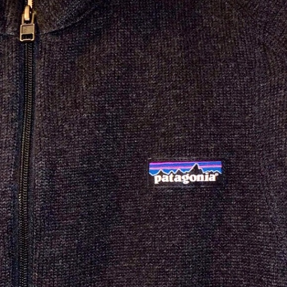 PATAGONIA Better Sweater vest women’s zip up sleeveless mock neck black L - Picture 7 of 9